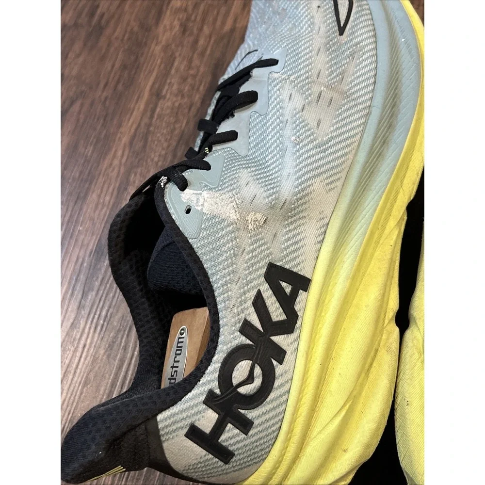 Hoka One One Mens Clifton9  1127895 Running Shoes Sneakers Size 13D powder blue